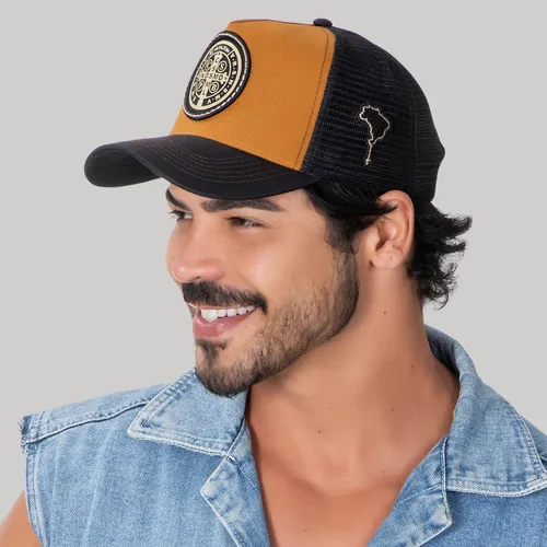Boné Linha Country Trucker Telinha Imagem São Bento Barato