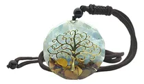 Comprar Collar Unisex De Orgonita Con Ojo De Tigre Y Geometría Sagra
