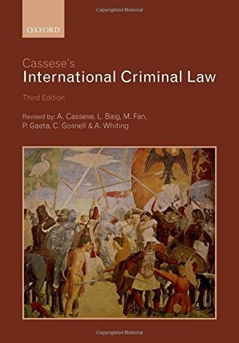 Libro Cassese's International Criminal Law Nuevo