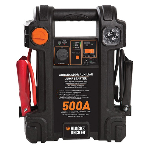 Inflador Arrancador 12v Black Decker Usb 500amp