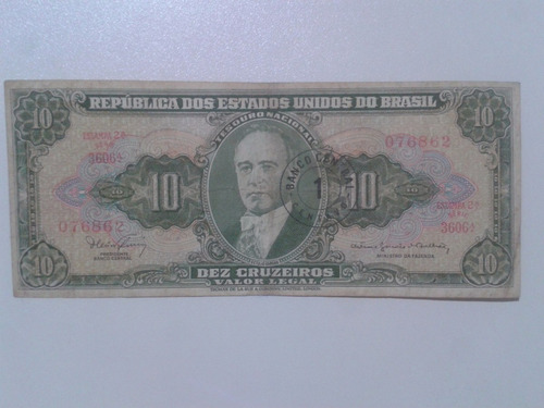 Notas, Cédula Antiga - 1 Centavo - Série 3606 A - 2a- 1967