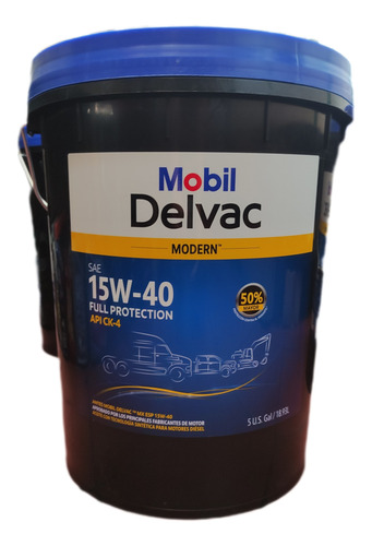 Aceite Mobil Sangre De Toro 15w40 Diesel Paila Ck4 Modern