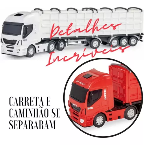 Miniatura Caminhao Iveco Graneleiro Escala 1/30 - Usual em