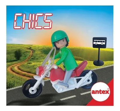 Chics Motoclista Muñeco Figura Con Accesorios Antex 9908