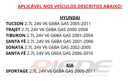 Anis Std Takao Hyundai Santa Fé 2.7 24v V6 G6ea 06...