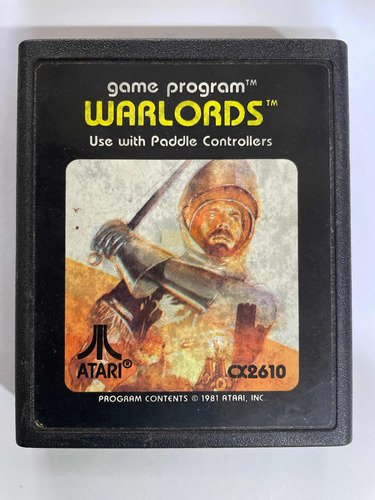 Cartucho Atari 2600. Warlords Cx2610