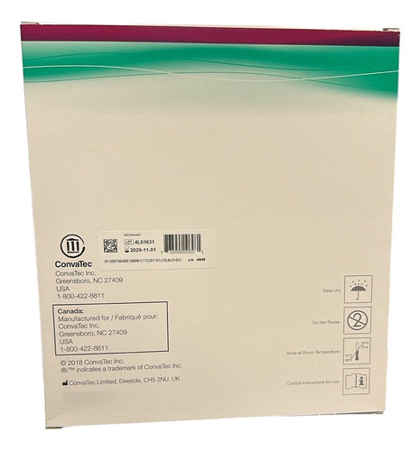 Duoderm Cgf 20x20cm Caja 5 Piezas, No Fact Verde