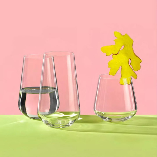 Jogo 6 Copos Cristal Titânio Conhaque Bohemia Sandra 440ml