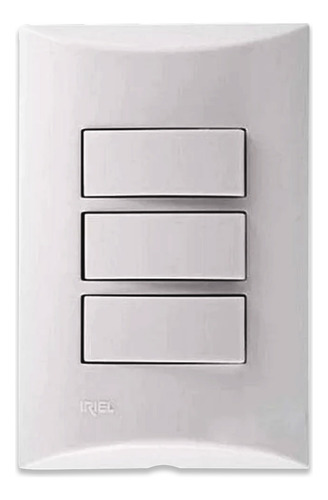 3 Interruptor Simples Brava Iriel Branco