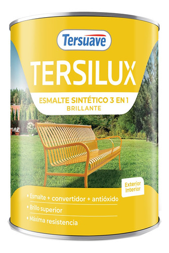 Esmalte Sintético 3en1 Aluminio Brillante Tersuave 4lt