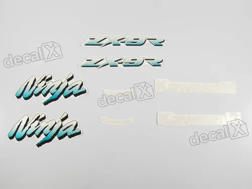 Kit Adesivo Compatível Kawasaki Ninja Zx-9r 1994/1997 Preta Kit Adesivo Compatível Kawasaki Ninja Zx-9r 1994/1997 Preta