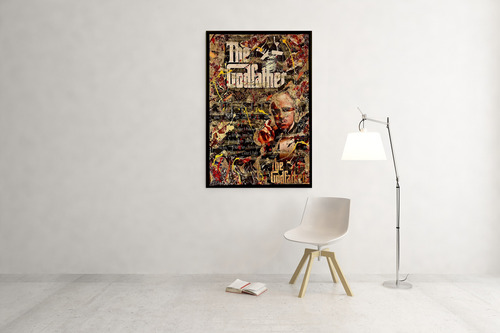 Cuadro Moderno Mural El Padrino Diseño Urbano Icónico Cine Full Hd