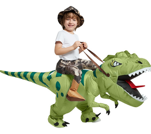 Disfraz Inflable De Dinosaurio One Casa T Rex Para Niños De