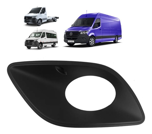 Moldura Farol Auxiliar Sprinter 314 416 516 (2020 2021 2022)