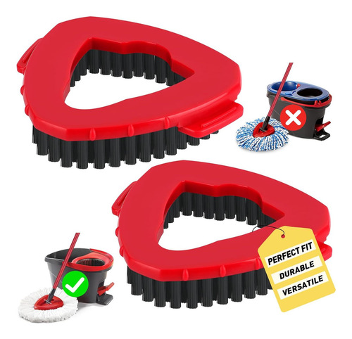 Cabezal De Reemplazo De Pincel De Matorral De 2 Paquetes O 1