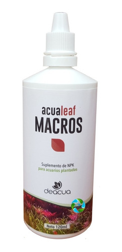Acualeaf Macros 120ml Nitrato Fosfato Potasio Abono Acuario