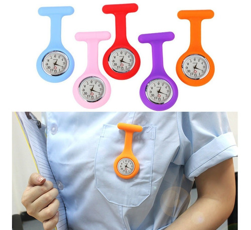 Imagen 5 de 5 de Reloj Colgante Enfermera Ideal Regalo Odontologa Doctora