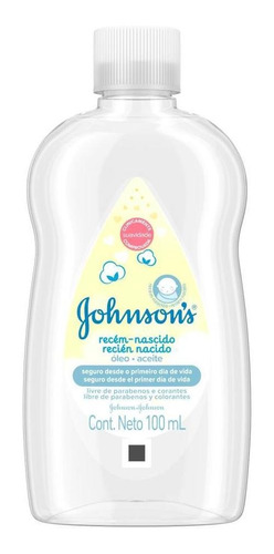 Óleo Johnsons Baby Recém Nascido 100ml