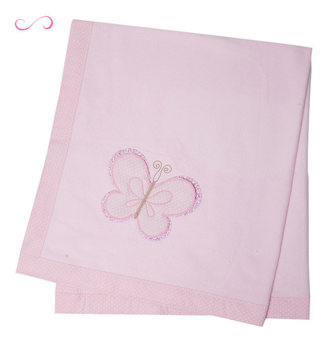 Cobertor Manta Bebê Menina Soft Antialérgico Macio Papi Toys