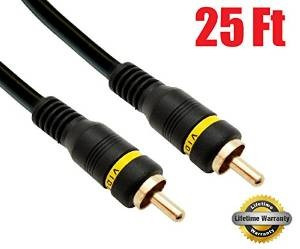 Imbapriceâ® 25-feet Composite Video Cable - 1rca Hombre / 1r