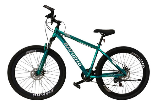 Bicicleta Bangho Gt Pro Cromada Rodado 29 Aluminio Cromado Color Verde