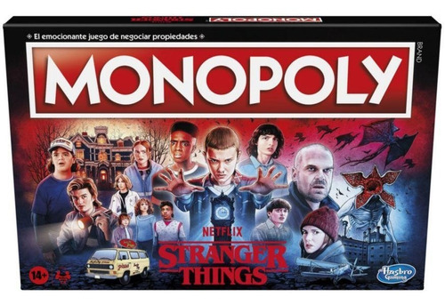 Monopoly Stranger Things Netflix Monopolio 100% Hasbro 