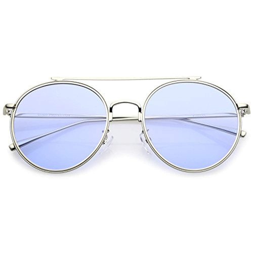 Zerouv - Gafas De Sol Estilo Aviator Redondo