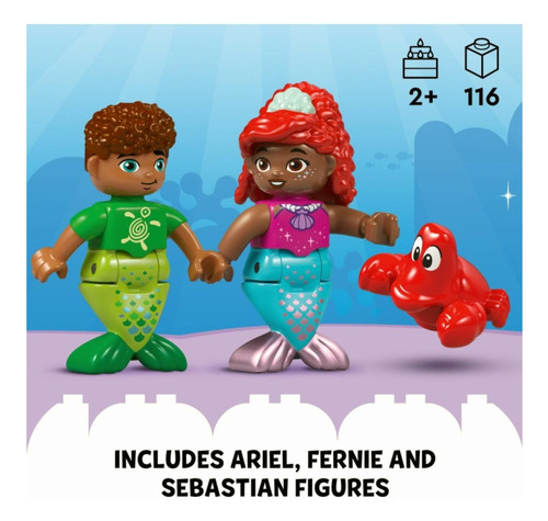 Lego® Duplo® | Disney Palacio Submarino Mágico De Ariel
