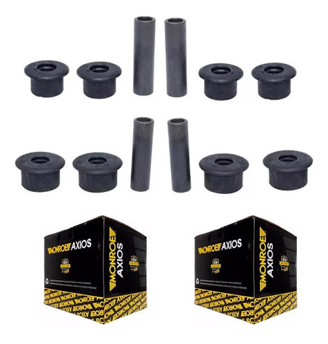 Kit X8 Bujes Elasticos Traseros C/ Caño Ford Ranger 93/11