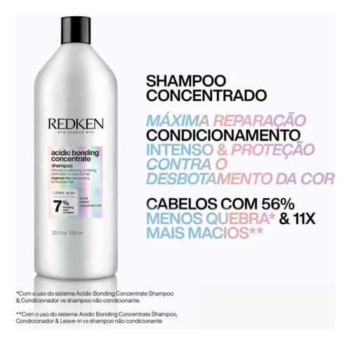 Redken Acidic Bonding Concentrate Shampoo 1000ml