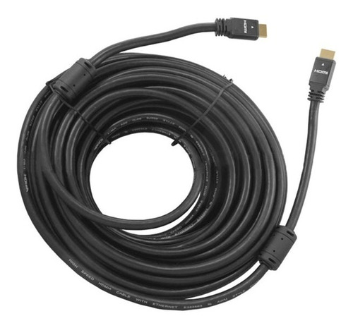 Cable Hdmi 20m.v1.4 Conector Baño Oro, 26awg, Fhd, Premium