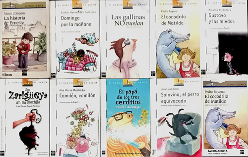 P-2 10 Libros Selectos Barco De Vapor Sm Primeros Lectores (Usado)