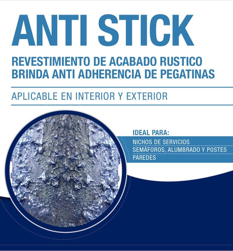 Revestimiento Antipegatina Antivandalica Rockryl® 4 Lts