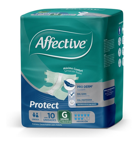 Pañal Para Adulto Affective Protect Grande