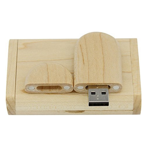 Madera Arce Usb Flash Drive Caja U Disco Memory Stick Pen