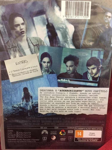 Dvd - O Chamado 3: O Mal Renasce Voce Vai Ficar Arripiada