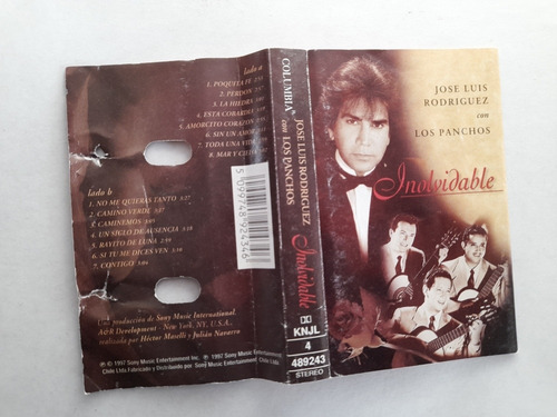Cassette De José Luis Rodríguez Inolvidable (#1282 (Usado)