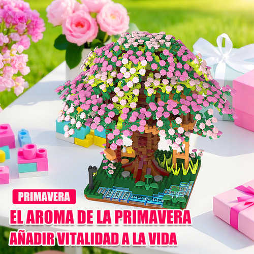 Juego De Bloques De Construcción Para Niños De Árbol Sakura 4