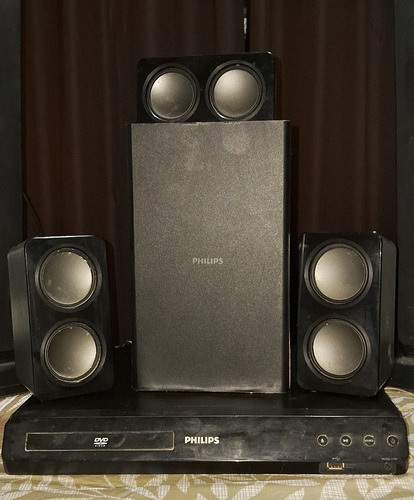 Home Theater Philips 5.1 Modelo Hts3530/55 (Usado)