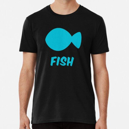 Remera Axie Infinity Fish Logo Algodon Premium