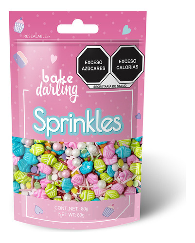 Sprinkles Mix Cupcakes  80 Gms Bake Darling 702-650