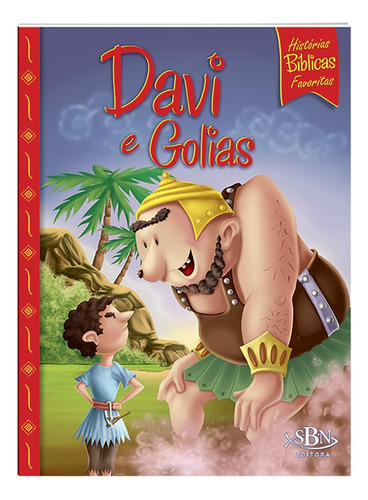 Histórias Bíblicas Favoritas: Davi e Golias, de Little Pearl Books. Editora Todolivro Distribuidora Ltda., capa mole em português, 2018