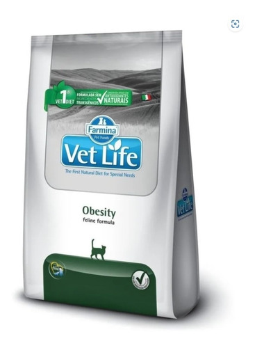 Vet Life Feline Gatos Obesity Reduccion Peso 2kg