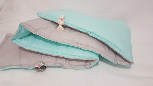 Set De Chichonera + Acolchado Animalitos Light Funcional
