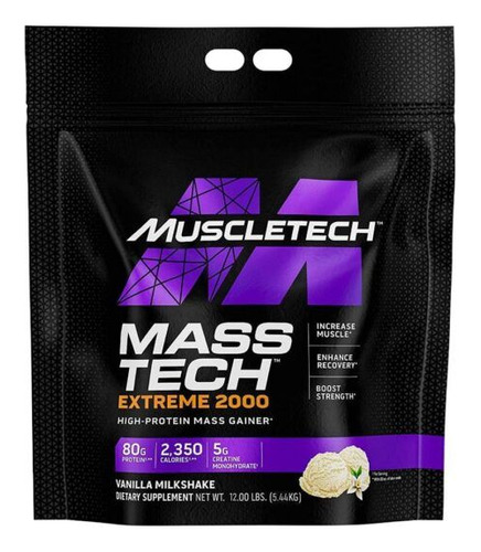 Proteina Ganadora Masstech Xtreme 2000 Muscletech 20 Lb