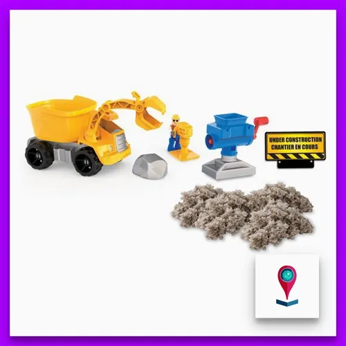 Kinetic Sand Rock Crusher Set De Roca Kinetica Pala Mecanica