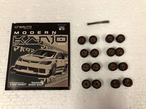 Gomas Para Custom 1:64 Kreauto Kanjo Rin Cafe 4 Modelos