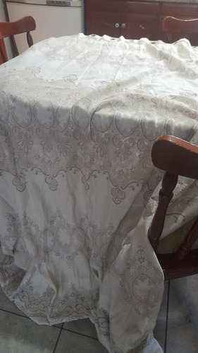 Lote X 4 Paños De Cortinas Retro (Usado)