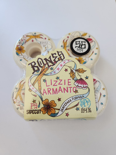 Ruedas Skate Bones Lizzie Armanto 56mm 