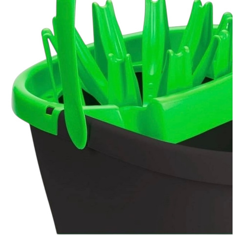Cubeta Con Exprimidor Scotch Brite 10 L Color Gris Verde